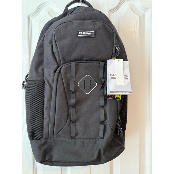 Eastsport Level Backpack Black Laptop Sleeve Water-Resistant Lightweight NWT - Picture 1 of 6